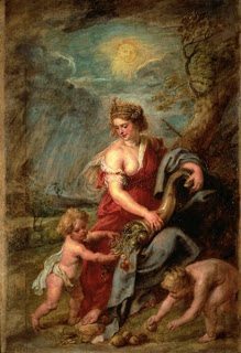 Rubens Abundance - 3 Goddesses of Prosperity; Lakshmi, Fortuna Copia & Abundantia