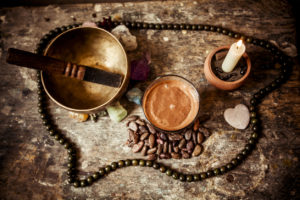 iStock 531184868 3 300x200 - Cacao Beverage, Tibetan Singing Bowl and Gemstones