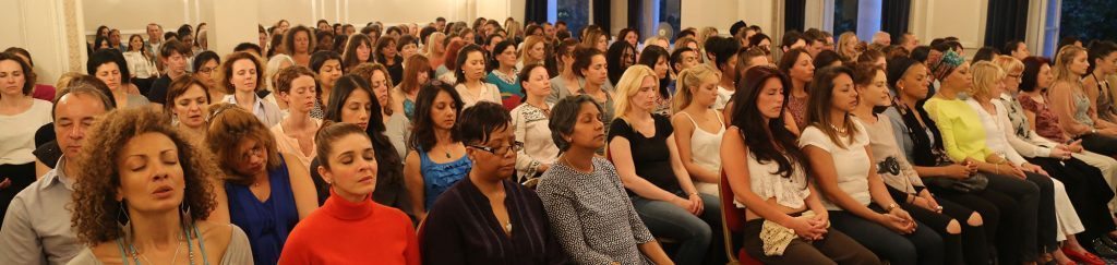 MeditationEvening Crowd 1024x243 - Theta Healing® Meditation Evening & Energy Clearing Session Manifesting Your Dreams