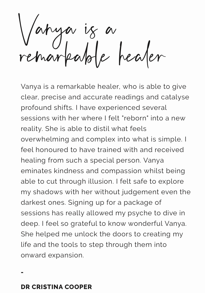 The Life Awakening Vanya Testimonial - The Life Awakening